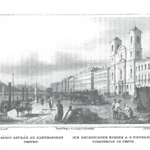Buda és Pest 1856 - L.udwig Rohbock 16 metszete