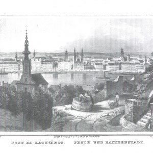 Buda és Pest 1856 - L.udwig Rohbock 16 metszete