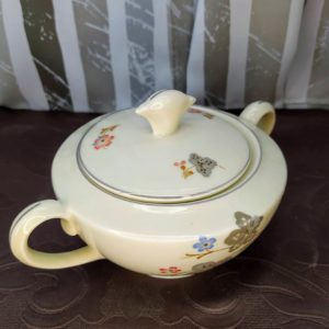 Gyönyörű Cseh vintage cukortartó