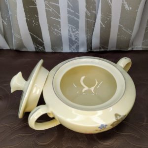 Gyönyörű Cseh vintage cukortartó