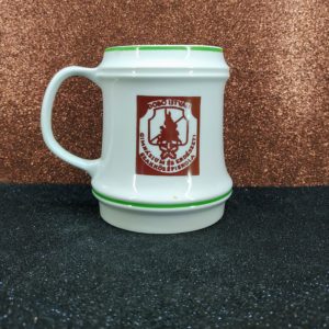 Hoolóházi porcelán Eger emlék korsó 1980