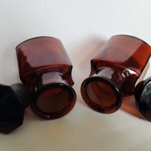 2 darab vintage patika üveg