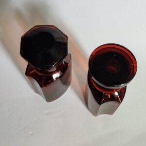 2 darab vintage patika üveg