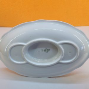Zsolnay szószos porcelán hajó