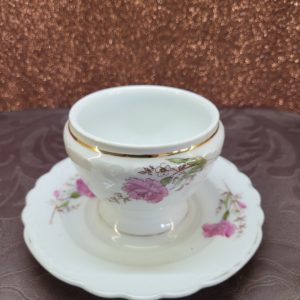 Szegfű mintás porcelán szószos