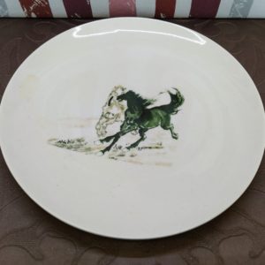 2 személyes lovas porcelán teáskészlet