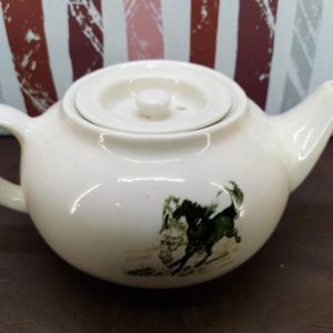 2 személyes lovas porcelán teáskészlet