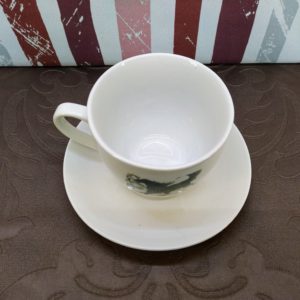 2 személyes lovas porcelán teáskészlet