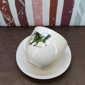 2 személyes lovas porcelán teáskészlet