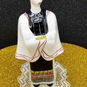 Nagyméretű Aquincum porcelán matyó legény