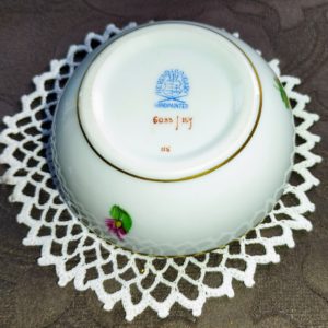 Herendi krókusz mintás gyűrű/ékszertartó