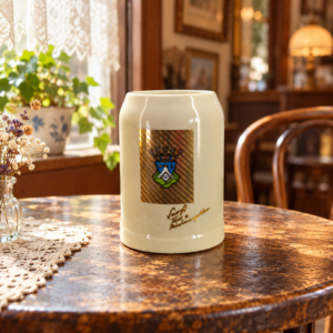 „Szofi – Társ a mindennapokban” kerámia reklámkorsó / “Szofi – Társ a mindennapokban” Ceramic Advertising Mug – illusztratív élőkép / illustrative lifestyle image