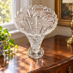 Bohemia csiszolt kristályváza / Bohemia Cut Crystal Vase – illusztratív élőkép / illustrative lifestyle image