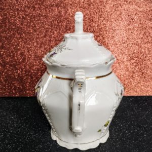 Antik cseh denevérfüles nagyméretű cukortartó