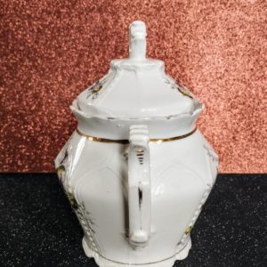 Antik cseh denevérfüles nagyméretű cukortartó