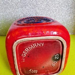 Német láva kerámia váza és dísztál