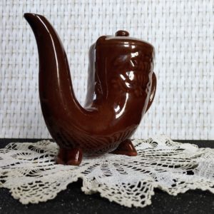 Bolgár kerámia likőrös szarv