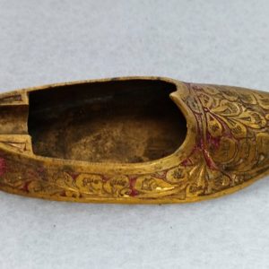 Indiai réz papucs hamutartó