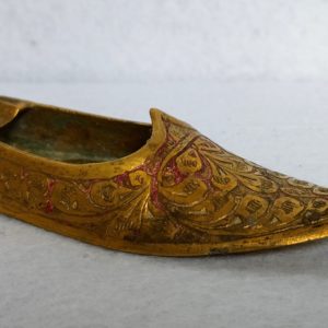 Indiai réz papucs hamutartó