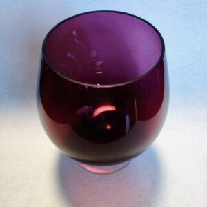 Rubin piros retro konyakos kehely