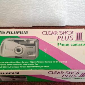 Fujifilm Clear Shot Plus III – 35mm filmes fényképezőgép, dobozában, újszerű állapotú