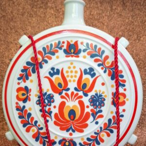 Hollóházi porcelán kulacs – „KERIPAR” rendelésre