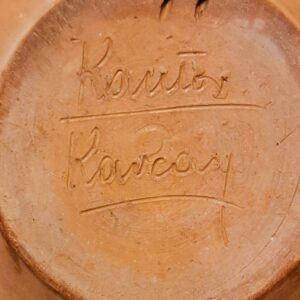 Kántor Sándor, Karcag kerámia, népi kerámia, magyar népművészet, népi tányér, terra kerámia, zöld kerámia, kézi festés, kézműves kerámia, folk pottery, Hungarian pottery, vintage Hungarian ceramic, Alföld kerámia, magyar fazekasság, magyar népi motívum.