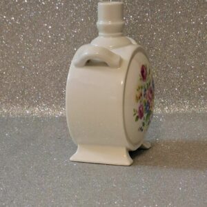 zsolnay, zsolnay pécs, porcelán flaska, porcelán kulacs, virágmintás porcelán, vintage porcelán, retro porcelán, magyar porcelán, pécsi porcelán, romantikus dekor, shabby chic, cottage decor, gyűjtői porcelán, díszflaska