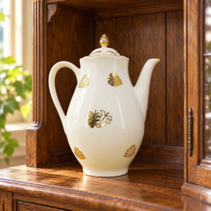 Colditz porcelán kávéskanna az NDK-ból / Colditz Porcelain Coffee Pot from East Germany – illusztratív élőkép / illustrative lifestyle image