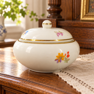 Hollóházi porcelán cukortartó / Hollóháza Porcelain Sugar Bowl – illusztratív élőkép / illustrative lifestyle image