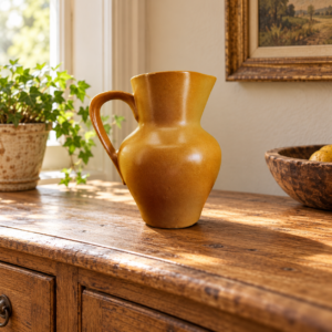 Kőedény kancsó / Stoneware Jug – illusztratív élőkép / illustrative lifestyle image