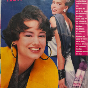 Az 1987-es BRAVO hátlapja Wella New Wave reklámmal